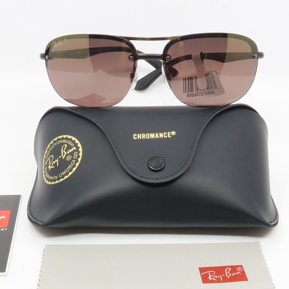Ray-Ban | Accessories | Rb 4275ch 76b Rayban Havana Polarized Chromance  Sunglasses With Defect | Poshmark